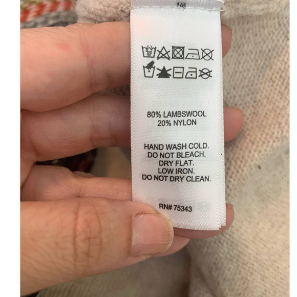 Mirasol long sleeves lambswool long open cardigan size Large - Picture 6 of 10